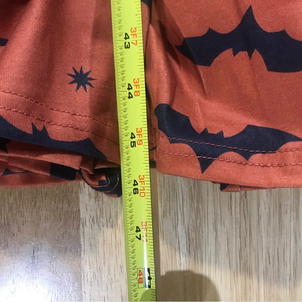 Bloom Chic Women’s 14/16 Large Orange Bat Print Pocket Square Neck Dress New! - Picture 16 of 16